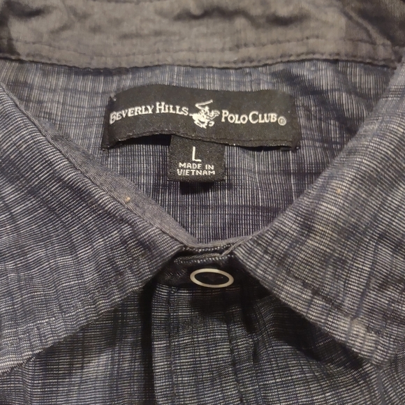 Beverly Hills Polo Club Men's Button Down Shirt - L - Picture 5 of 5